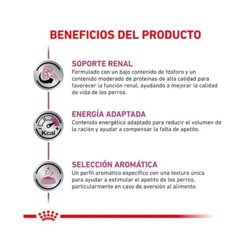 Royal Canin Renal Special Paté Perro beneficios