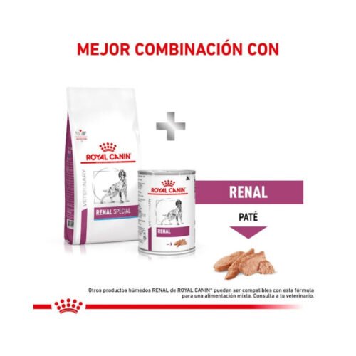 Royal Canin Renal Special combinación de alimentación seca y húmeda
