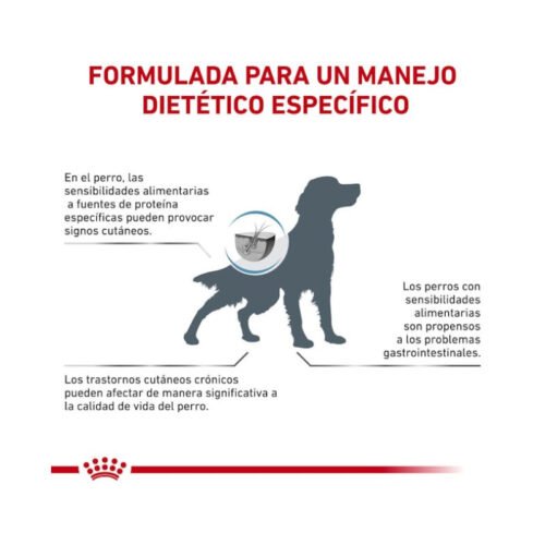 Royal Canin Anallergenic muestra croquetas