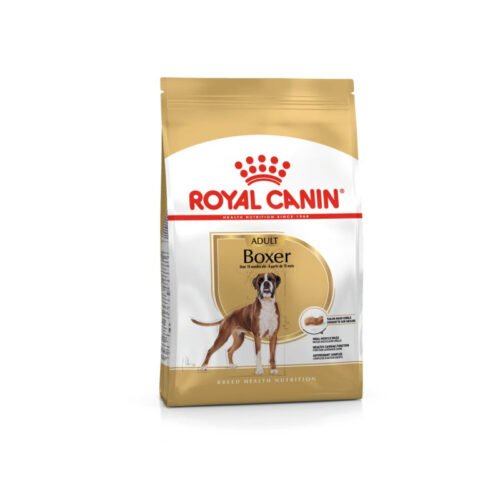 pack frontal del saco de pienso Royal Canin Boxer Adult