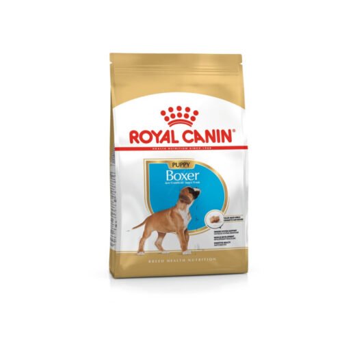 pack frontal del saco de pienso Royal Canin Boxer Puppy