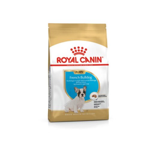 pack frontal del saco de pienso Royal Canin French Bulldog Puppy