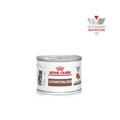 Lata frontal Royal Canin Gastro Intestinal Kitten Mousse Ultra Suave