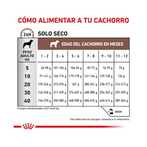 Composición pienso Royal Canin Gastro Intestinal Puppy