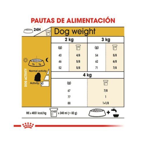 Royal Canin Maltese Adult raciones diarias