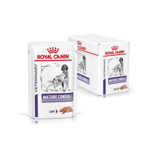 información y beneficios del Royal Canin Mature Consult Paté