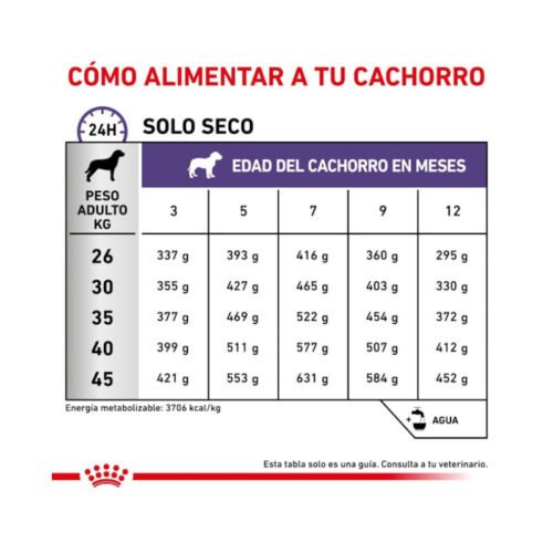 ingredientes del pienso Royal Canin Neutered Junior Large Dog