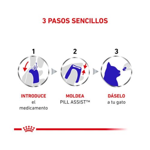 imagen de croqueta abierta Royal Canin Pill Assist