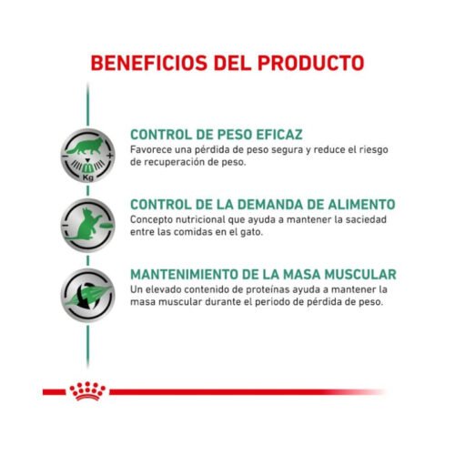 Royal Canin Satiety Weight Management Gato Finas Láminas En Salsa beneficios del producto