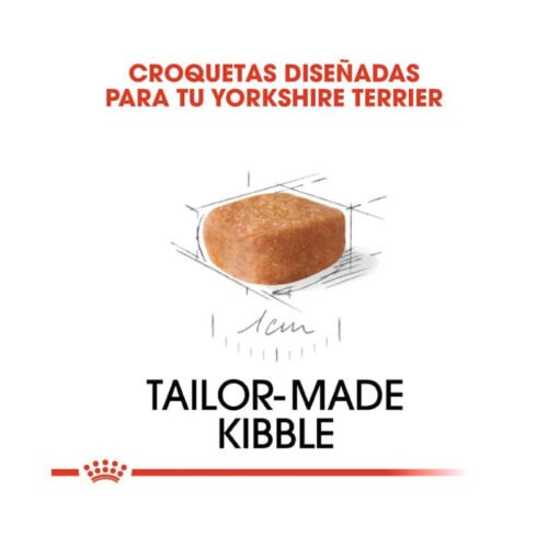 Imagen de la textura de las croquetas Royal Canin Yorkshire Terrier Puppy