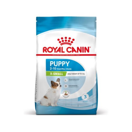 pack frontal del producto royal canin puppy x-small