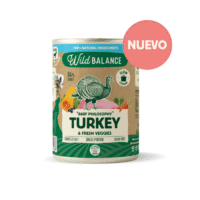 Lata Wild Balance pavo con verduras Wild Balance Filosofía BARF pavo con verduras frescas lata para perros