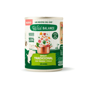Wild Balance Ragut Tradicional con Ternera y Pollo para perros, envase