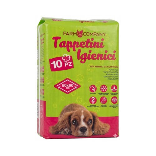 Empapador Adhesivo Farm Company 60x90 cm para perros pack 10 unidades