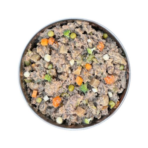 Plato de comida húmeda Fidelis Caballo y Vegetales