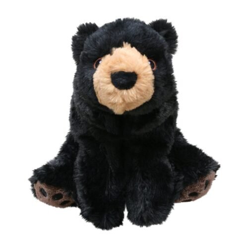 Juguete de felpa negra KONG Comfort Kiddos Bear Lg para perros grandes