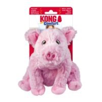 Detalle del empaque del peluche para perros KONG Comfort Kiddos Pig Sm