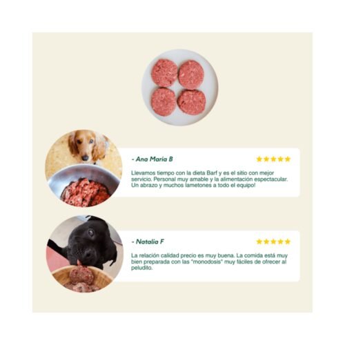 Opiniones de clientes sobre la comida BARF de Wild Balance