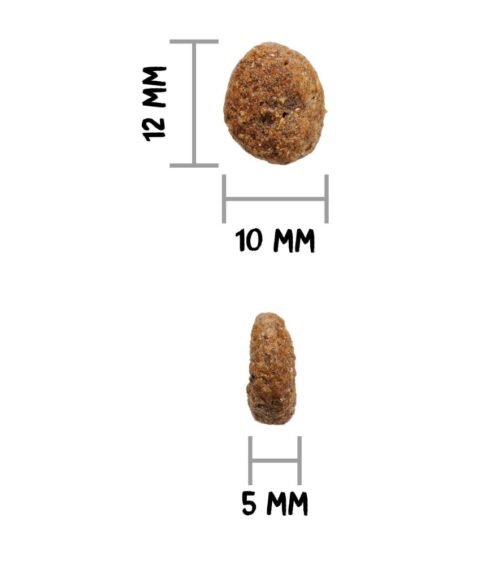 Medidas de la croqueta Ownat Mini Lamb Hypoallergenic