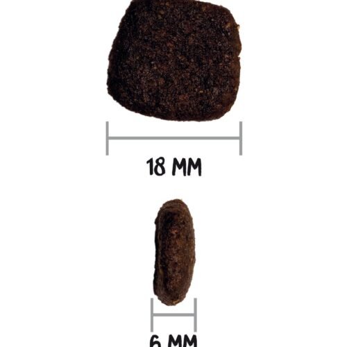 Medidas de la croqueta Ownat Salmon Hypoallergenic