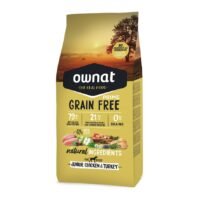 Saco frontal Ownat Grain Free Prime Junior Chicken & Turkey