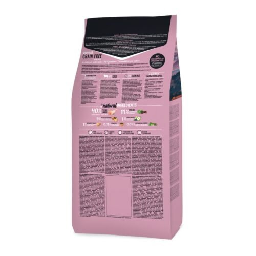 Composición e ingredientes Ownat Grain Free Prime Mini Lamb