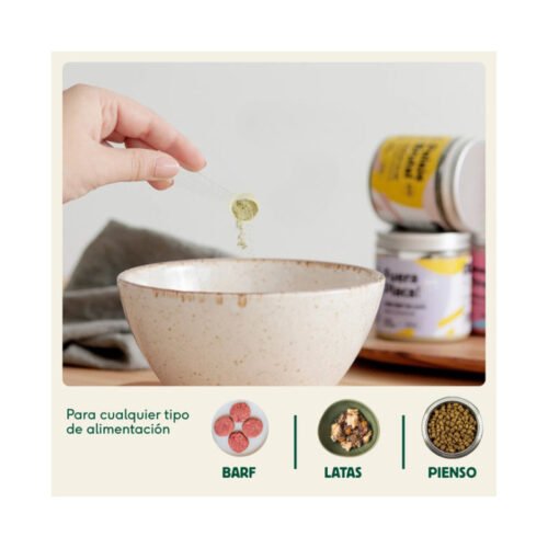 Modo de uso del suplemento Wild Balance sobre la ración de comida