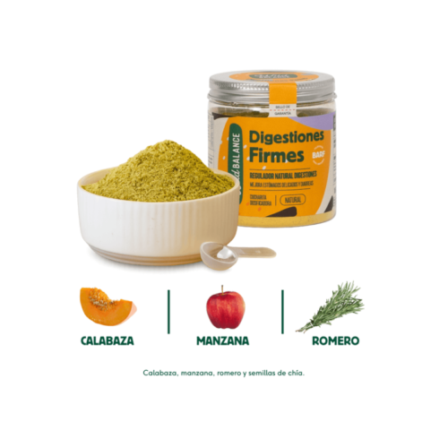 Ingredientes naturales: calabaza manzana romero y chía