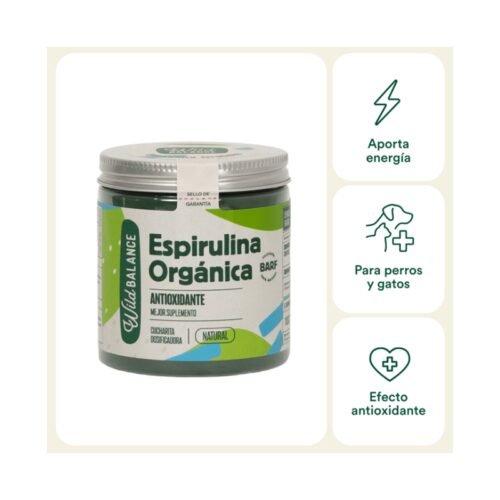 Beneficios de la espirulina para mascotas: energía y antioxidante