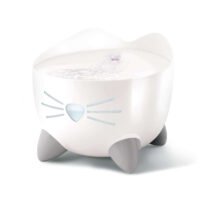 Fuente para gatos Catit PIXI color blanco con filtro triple accion