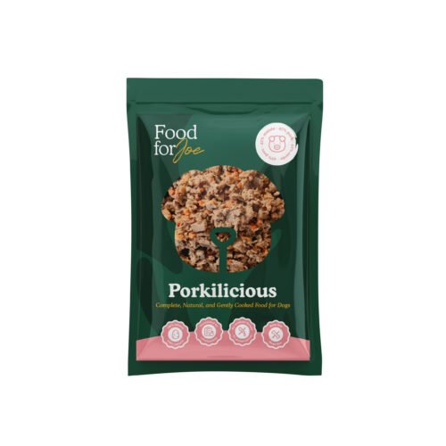 Food for Joe Porkilicious comida cocinada cerdo perros