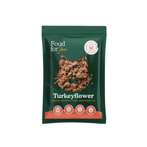 Food for Joe Turkeyflower comida cocinada pavo gatos