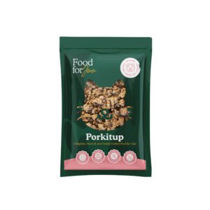 Food for Joe Porkitup comida cocinada cerdo gatos