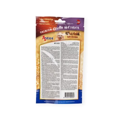 Detalle de ingredientes y análisis nutricional Antos Fillet Gold