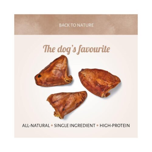 Tres orejas de cerdo Antos ingredientes naturales