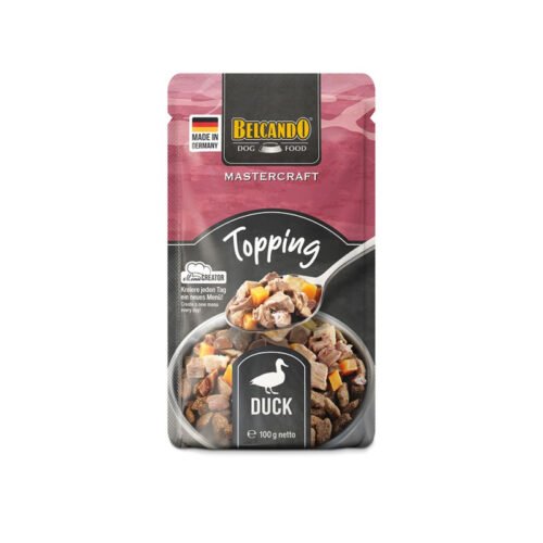 Sobre de Belcando Mastercraft Topping Pato con Boniato 100g