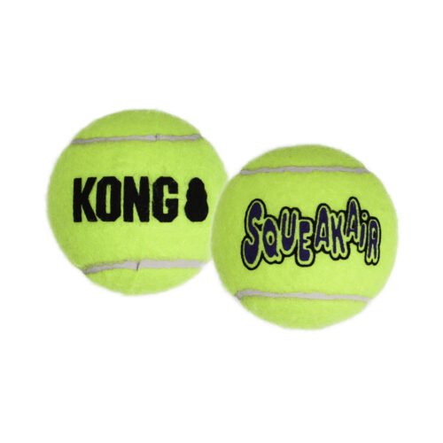 KONG Air Squeaker pelota de tenis para perros