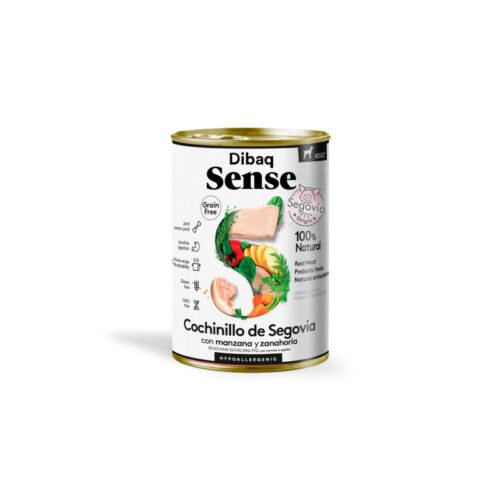 Lata frontal de comida húmeda Dibaq Sense Cochinillo de Segovia para perro