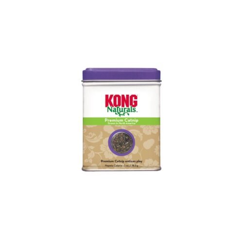 Lata frontal de KONG Naturals Catnip Premium de 28.3 gramos para gatos