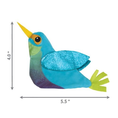 Medidas del juguete KONG Refillables Hummingbird de 4 por 5.5 pulgadas