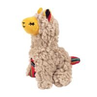 Peluche para gatos KONG Softies Buzzy Llama de textura suave y colores vibrantes