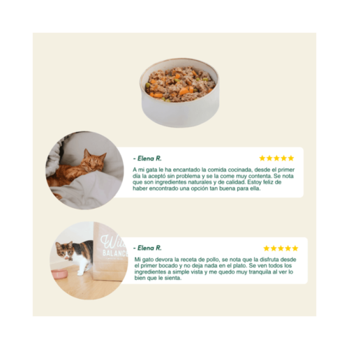 Opiniones de clientes satisfechos con Wild Balance Gato