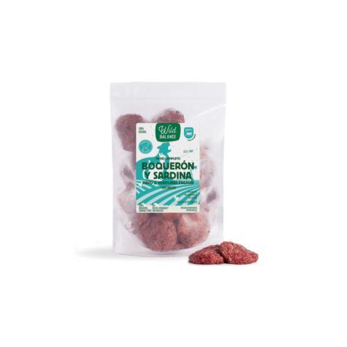 Wild Balance Boquerón & Sardina con Pavo menú BARF completo para gatos bolsa 1kg