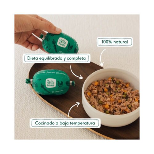 Claims de calidad Wild Balance Comida Cocinada