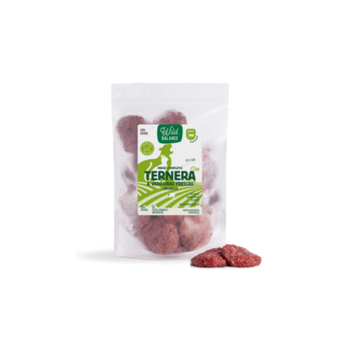 Wild Balance Ternera & Verduras Frescas bolsa menú completo BARF para gatos